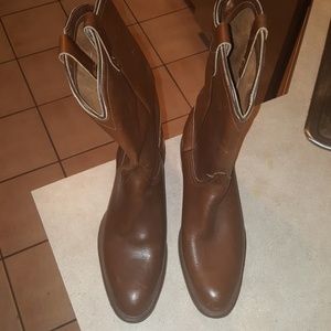 Wrangler, chocolate brown cowboy  boots. Sz 11D